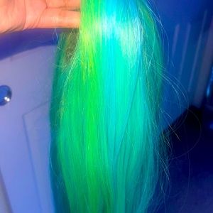 Green lace front
